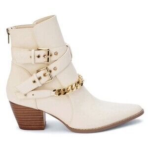 COCONUTS by Matisse Jill Pointed Toe Zippered Cowboy Booties Womens Size 8.5